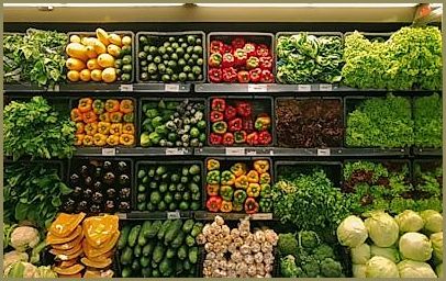 Alimentos orgánicos frescos - frutas y verduras