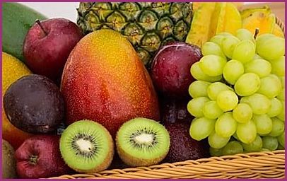 Frutas tropicales frescas - papaya, mango y cítricos